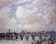 Emile Claus Waterloo Bridge in the Sun France oil painting artist